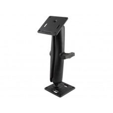 1.5" Ball Mount with Double Socket Arm and Square 75mm VESA Bases