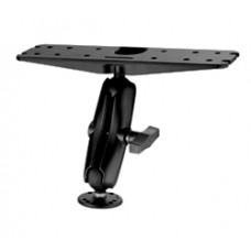Marine Mount with Double 1.5" Socket Arm and Round Base
