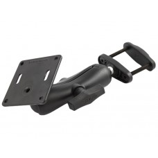 2" Wide Clamp Mount with 1.5" Ball Socket Arm & 75mm VESA  Base