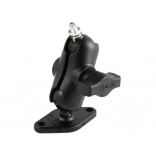 1" Ball Camera Mount with Short Socket Arm, Diamond Base and Ball Base (1/4"-20 Male Threaded Post)