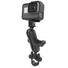 Handlebar Mount with 1" Ball Custom GoPro® Hero Adapter