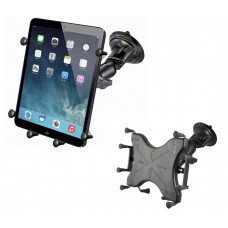 Twist Lock Suction Cup Mount with X-Grip® III 10" Tablet Holder