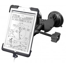 Double Suction Cup EFB Mount with Tab-Dock™ Holder for the iPad mini w/o Case