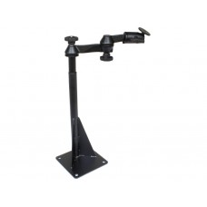 Universal Drill-Fix Swing Arm Laptop Mount with an AMPS 2.5" Ball Base.