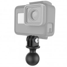 1" Diameter Ball with custom GoPro® Hero & Garmin Virb X & Virb XE Adapter
