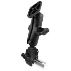 1" Ball Mount with Small Tough-Claw™ Double Socket Arm and Diamond Base